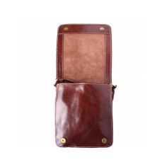 Besace en cuir de veau marron, Mirko. Tony et Paul. Tony & Paul 2