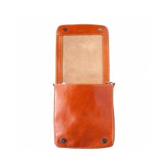 Besace en cuir de veau marron clair, Mirko. Tony et Paul. Tony & Paul 2