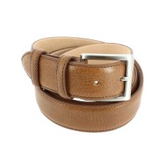 Ceinture cuir, Bottalato, couleur camel 3,5cm Robert Charles