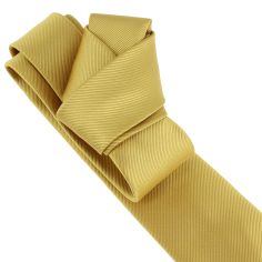 Cravate Slim, Birmingham, jaune gold Clj Charles Le Jeune 2