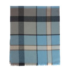 Echarpe Ullapool en pure laine d'Australie, Bleu d'automne Tony & Paul 2