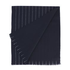 Echarpe Perth, en pure laine, Bleu marine Tony & Paul 2