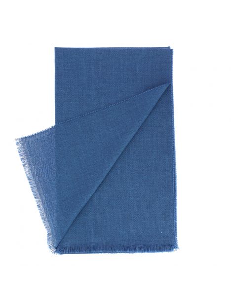 Echarpe William Bleu profond, pure laine. Tony et Paul Tony & Paul