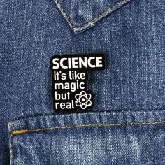 Pin's Science it's like magic but real Clj Charles Le Jeune 2