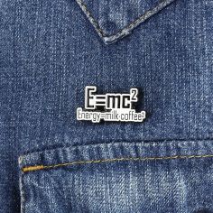 Pin's EMC2 Energy Milk and Coffee - Science Clj Charles Le Jeune 2