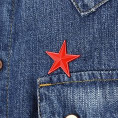 Pin's Vintage U R S S étoile rouge - Communiste Clj Charles Le Jeune 2