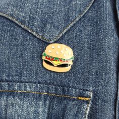 Pin's Hamburger Clj Charles Le Jeune 2