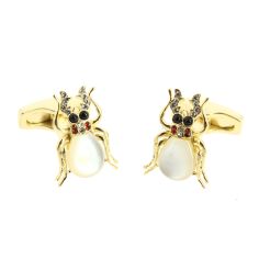 Boutons de manchette, Scarabée Victorien, Simon Carter Simon Carter