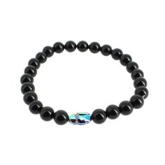 Bracelet perles d'Onyx et scarabée, Simon Carter Simon Carter