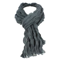 Chèche coton Dakar, gris anthracite Clj Charles Le Jeune