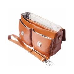 Serviette En Cuir Marron Clair Tan, Andrea. Tony Et Paul. Tony & Paul 2