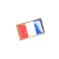 Pin's Drapeau Français rectangulaire Clj Charles Le Jeune