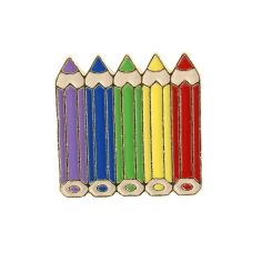 Pin's crayons de couleur Clj Charles Le Jeune