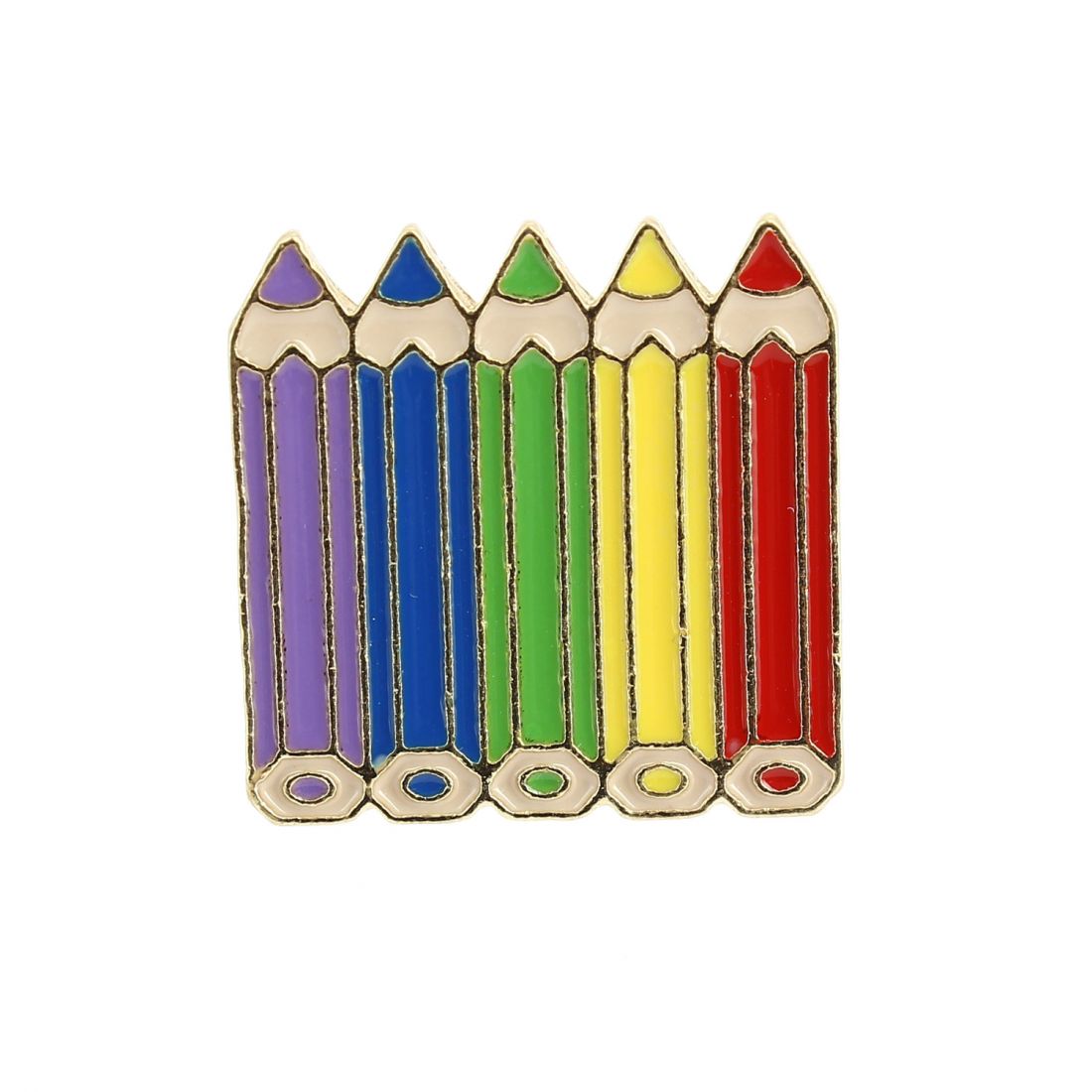Pin's crayons de couleur Clj Charles Le Jeune