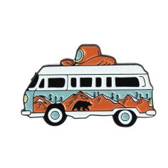 Pin's combi Camping Clj Charles Le Jeune