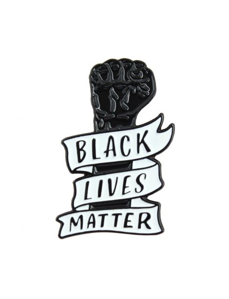 Pin's black lives matter Clj Charles Le Jeune