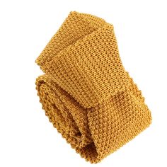 Cravate Tricot de soie, orange abricot, Tony & Paul Tony & Paul 2