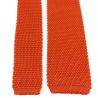 Cravate Tricot de soie, orange sanguine, Tony & Paul Tony & Paul