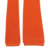 Cravate Tricot de soie, orange clémentine, Tony & Paul Tony & Paul