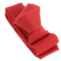 Cravate Tricot de soie, rouge coquelicot, Tony & Paul Tony & Paul