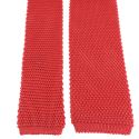 Cravate Tricot de soie, rouge coquelicot, Tony & Paul Tony & Paul