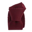 Cravate Tricot de soie, Rouge Bordeaux, Tony & Paul Tony & Paul