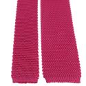 Cravate Tricot de soie, Rose géranium, Tony & Paul Tony & Paul
