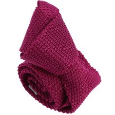 Cravate Tricot de soie, Rose grenade, Tony & Paul Tony & Paul 2