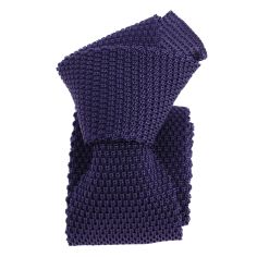 Cravate Tricot de soie, violette, Tony & Paul