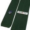 Cravate Tricot de soie, vert armée, Tony & Paul Tony & Paul