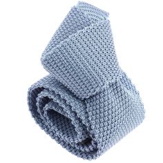 Cravate Tricot de soie, Bleu du caucase, Tony & Paul Tony & Paul 2