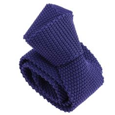Cravate Tricot de soie, Bleu profond, Tony & Paul Tony & Paul 2