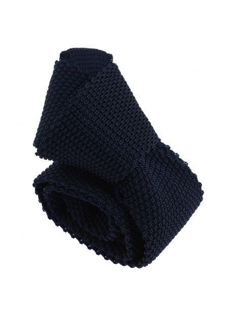 Cravate Tricot de soie, Bleu marine, Tony & Paul Tony & Paul