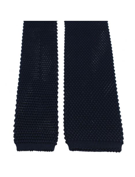 Cravate Tricot de soie, Bleu marine, Tony & Paul Tony & Paul