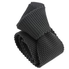 Cravate Tricot de soie, gris éléphant, Tony & Paul Tony & Paul 2