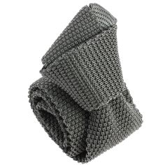Cravate Tricot de soie, gris cendre, Tony & Paul Tony & Paul 2