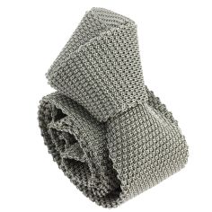 Cravate Tricot de soie, gris acier, Tony & Paul Tony & Paul 2
