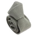 Cravate Tricot de soie, gris acier, Tony & Paul Tony & Paul