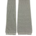 Cravate Tricot de soie, gris acier, Tony & Paul Tony & Paul