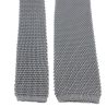 Cravate Tricot de soie, gris aluminium, Tony & Paul Tony & Paul
