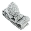 Cravate Tricot de soie, gris argent, Tony & Paul Tony & Paul
