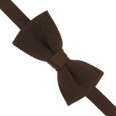Noeud Papillon tricot de soie, marron Chocolat, Tony & Paul Tony & Paul 2