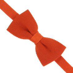 Noeud Papillon tricot de soie, orange sanguine, Tony & Paul Tony & Paul 2