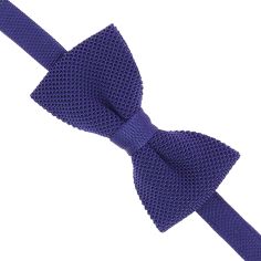 Noeud Papillon tricot de soie, Bleu profond, Tony & Paul Tony & Paul 2