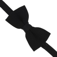 Noeud Papillon tricot de soie, noir charbon, Tony & Paul Tony & Paul 2