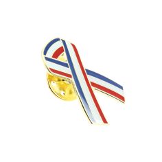 Pin's ruban d'élu de la république, Bleu blanc rouge Clj Charles Le Jeune 2