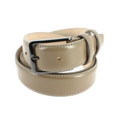 Ceinture cuir, Lazio, gris taupe Tony & Paul