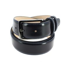 Ceinture cuir, Lazio, Bleu océan Tony & Paul