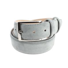 Ceinture daim Alaska, gris souris Tony & Paul