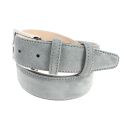 Ceinture daim Alaska, gris souris Tony & Paul